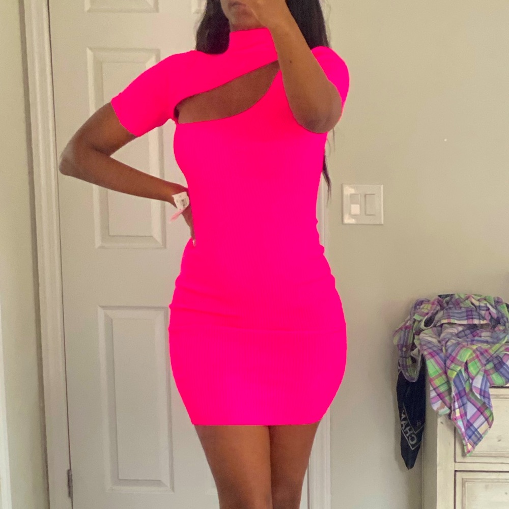 Hot Pink Hera Mini Dress